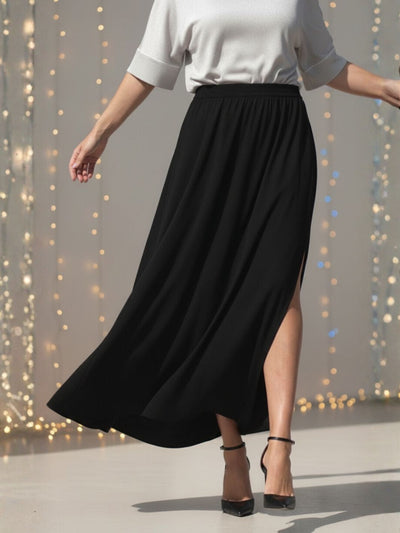Flowy MAXI skirt Black