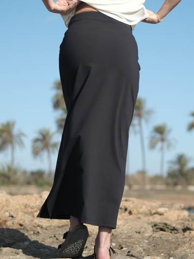 Easy MAXI skirt Black