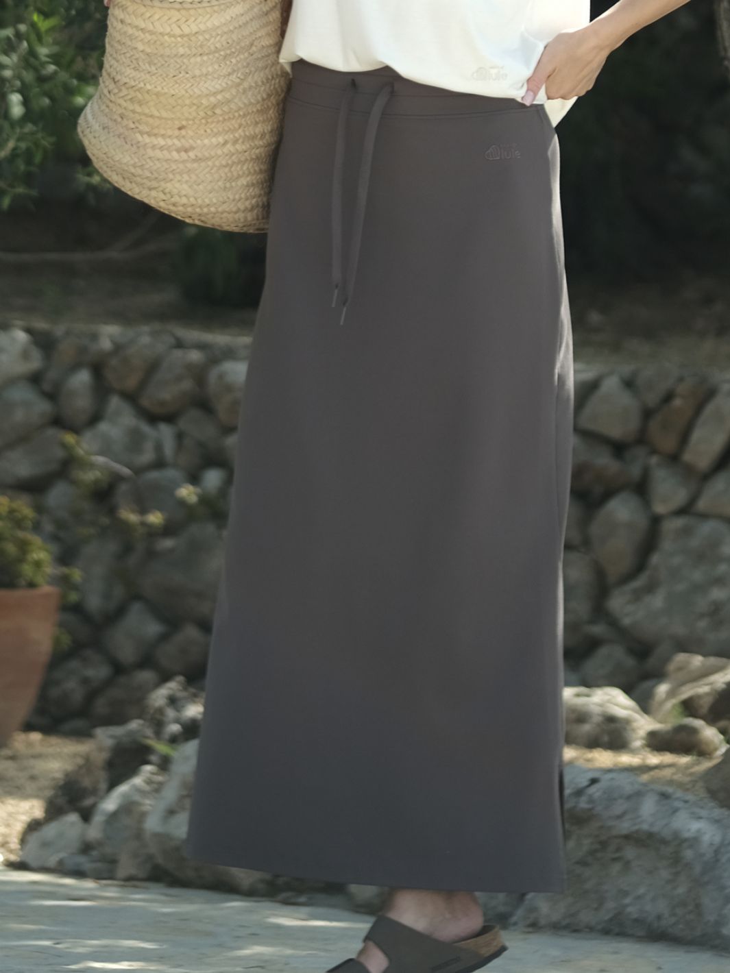 Easy MAXI skirt Coffee