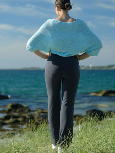 Lule Straight Pocket Pant Charcoal