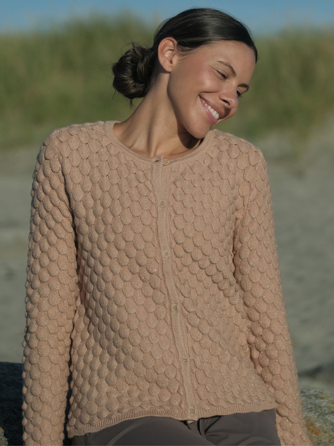 Glow Cardigan Desert