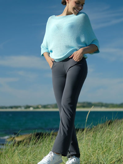 Lule Straight Pocket Pant Charcoal