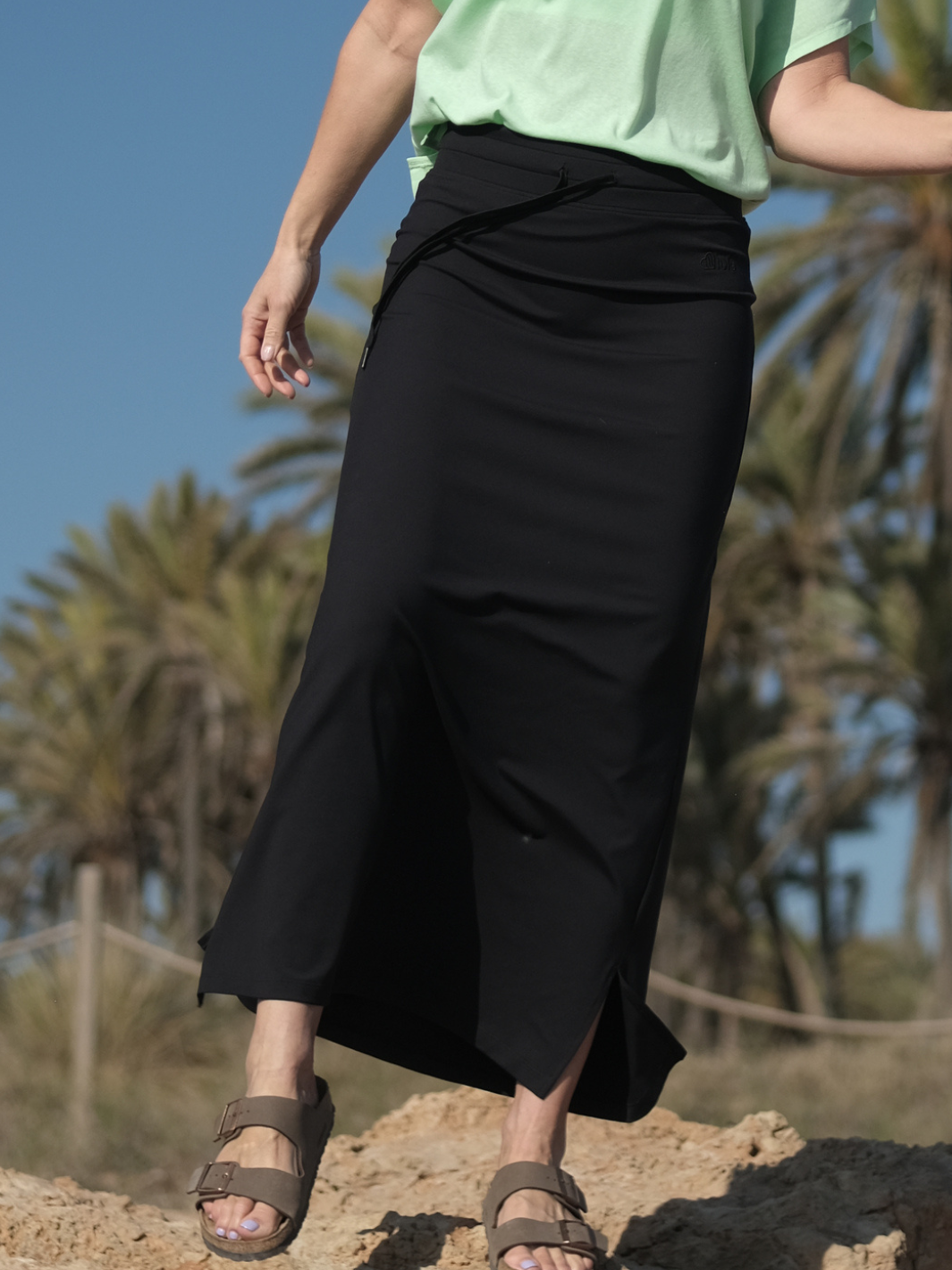 Easy MAXI skirt Black