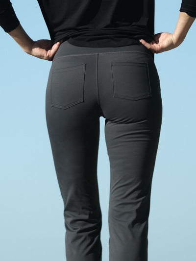 Lule Straight Pocket Pant Charcoal