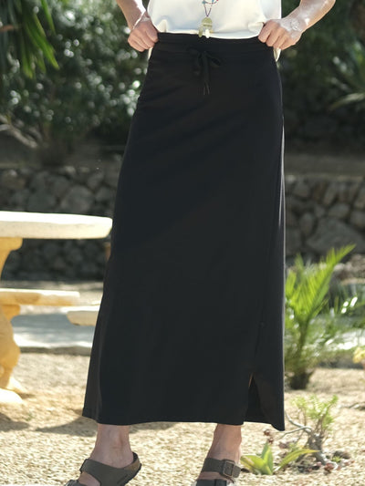 Easy MAXI skirt Black