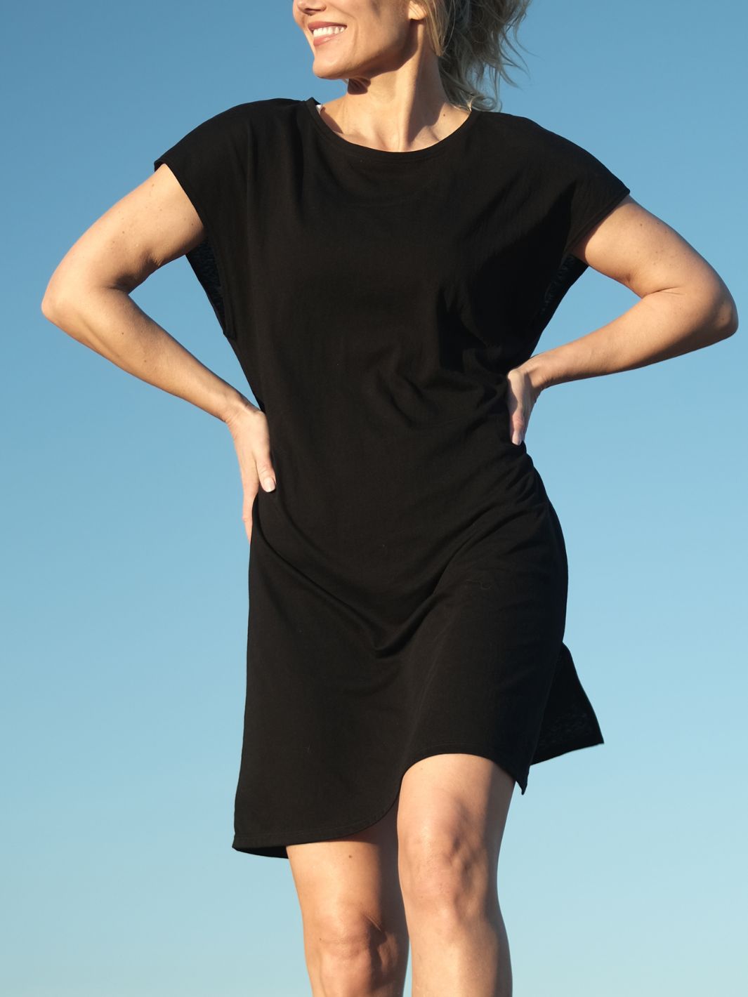 Relax T-shirt dress Black