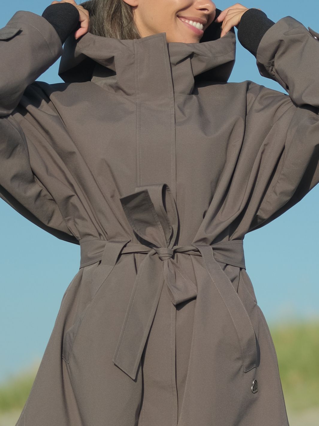 Lule The Wide Jacket Coffee