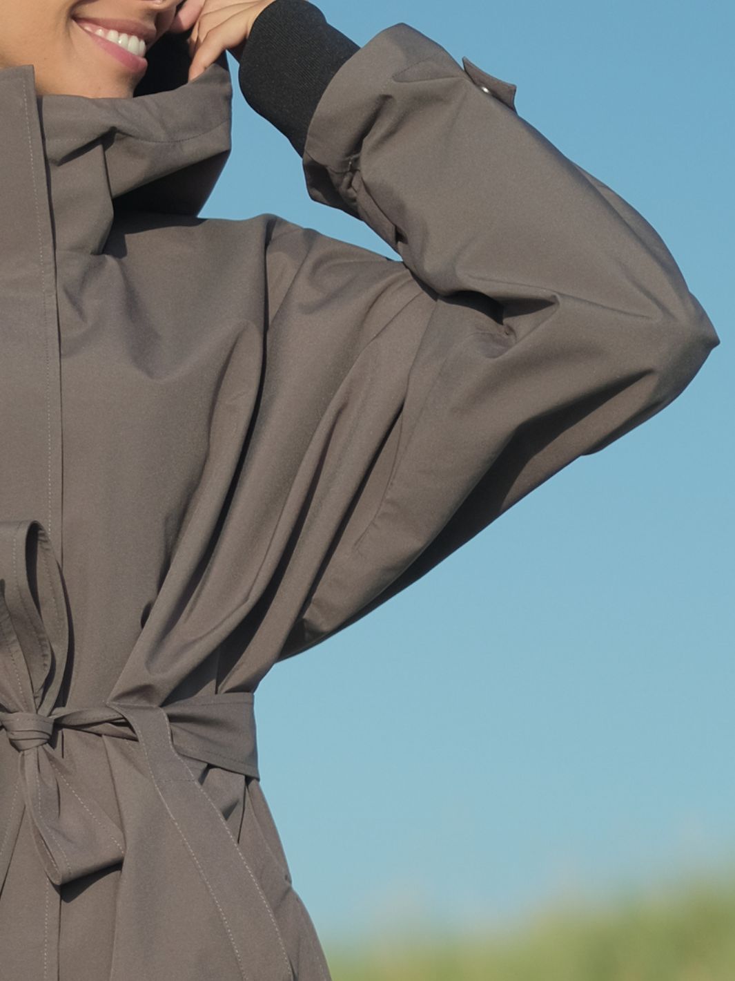Lule The Wide Jacket Coffee