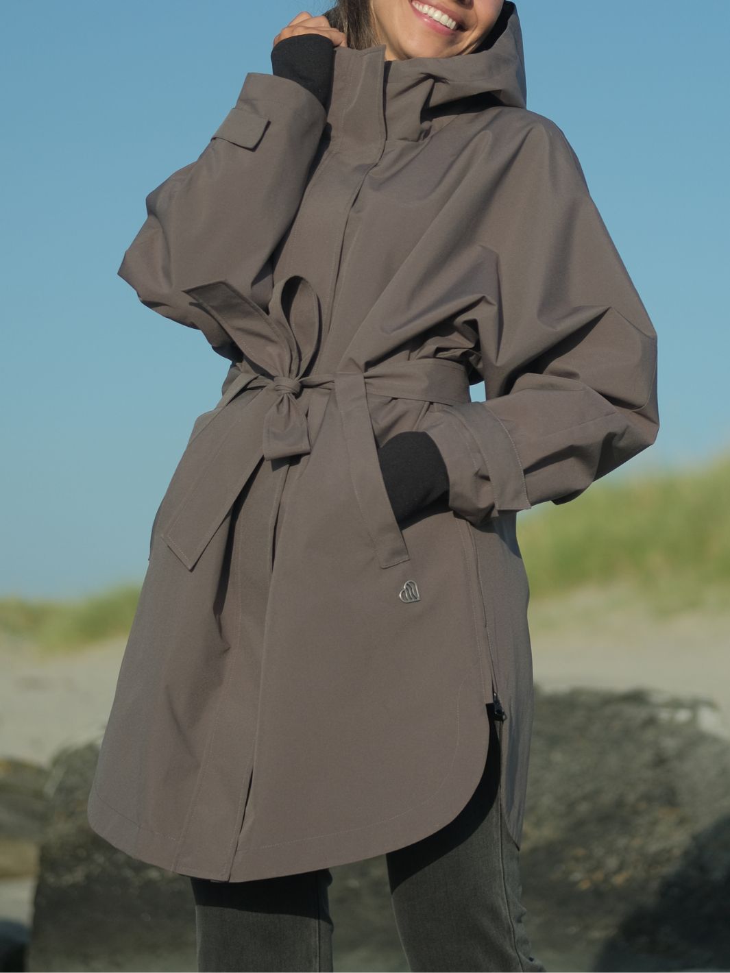 Lule The Wide Jacket Coffee