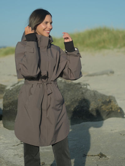 Lule The Wide Jacket Coffee