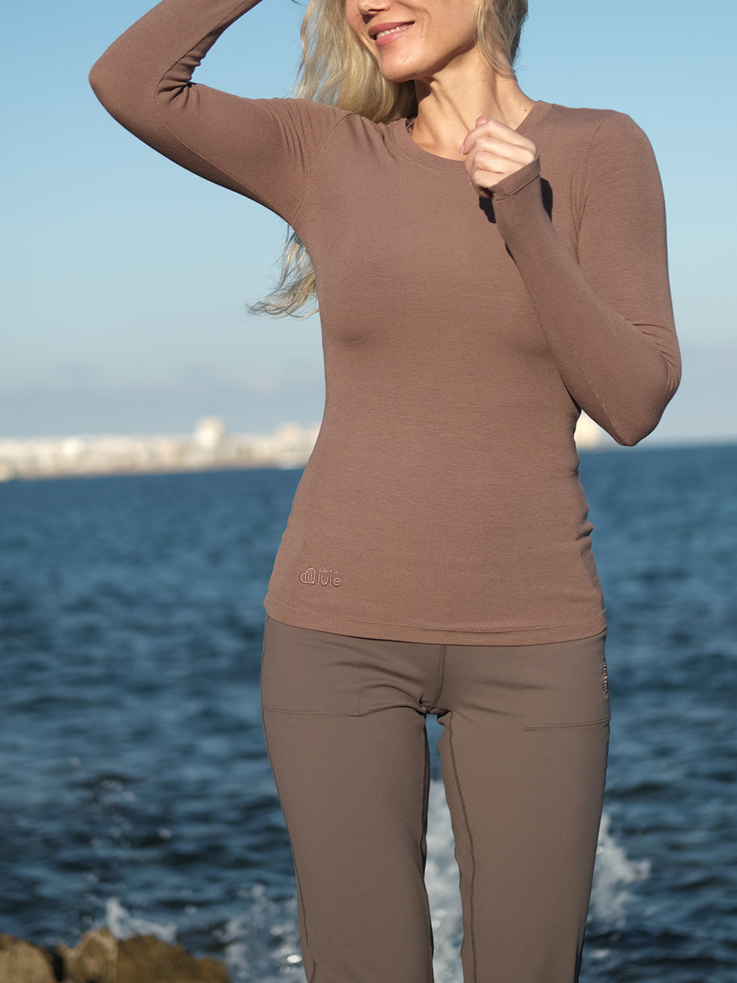 Lux Long Sleeve Brown